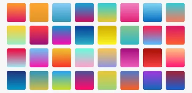 Bold Colors and Gradients